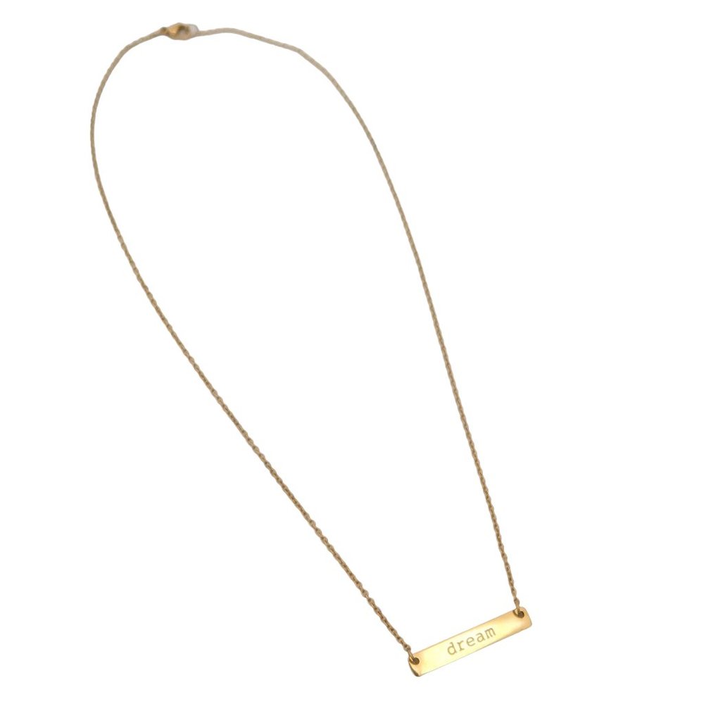 JOOK AND NONA Dream tag necklace